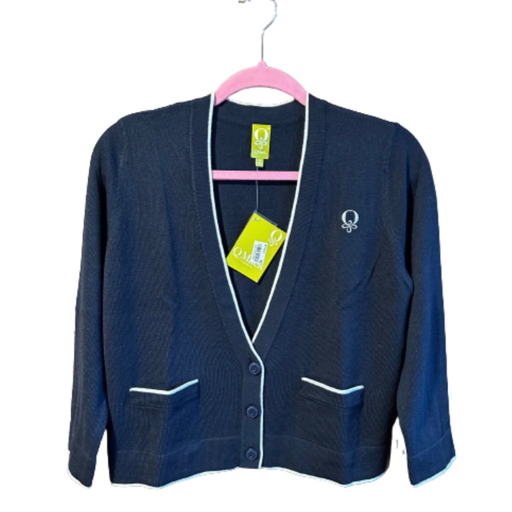 NWT QMack KNIT Cardigan Sweater MEDIUM Retails $69.00